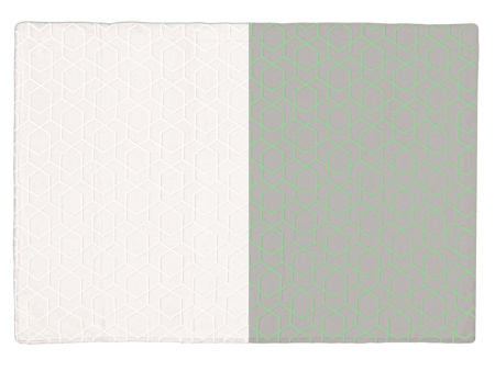 Светящийся в темноте плед Lattice белый