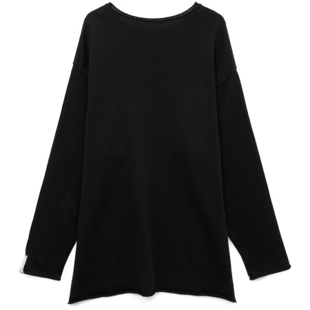 Лонгслив унисекс Siluetti Fuori, черный, размер L/XL