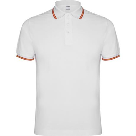 Футболка поло NATION мужская, БЕЛЫЙ S