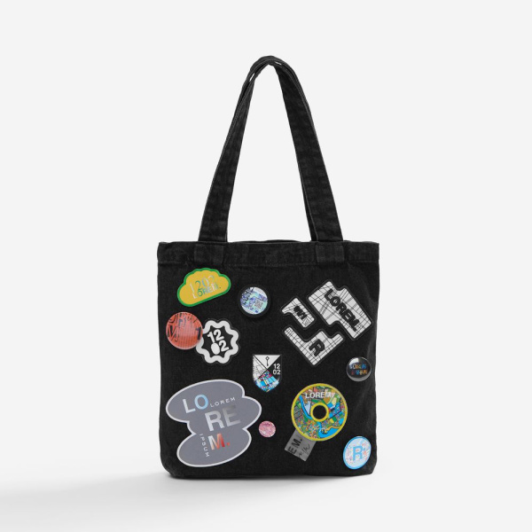 Шеврон из габардина Gabo M, белый