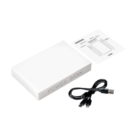 Внешний аккумулятор с цветной подсветкой Анкор Макс (Ancor Max) 5000 mAh, черный