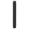 Внешний аккумулятор (powerbank) «WeCharge Velvet», 10 000 mAH, 5V -2A , c цифровым дисплеем для контроля заряда, черный