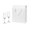 Подарочный набор 2 бокала для шампанского Blanche в большом подарочном пакете