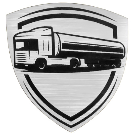 Шильд-наклейка транспорт, серебро