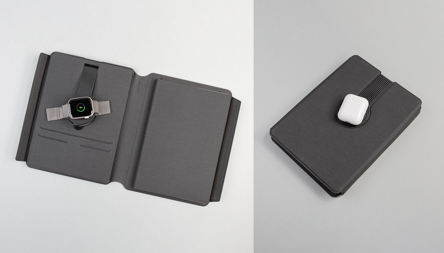 Папка А5 с беспроводным (10W) зарядным устройством 5000 mAh, с MagSafe и блокнотом Папка А5 с беспроводным (10W) зарядным устройством 5000 mAh, с MagSafe и блокнотом