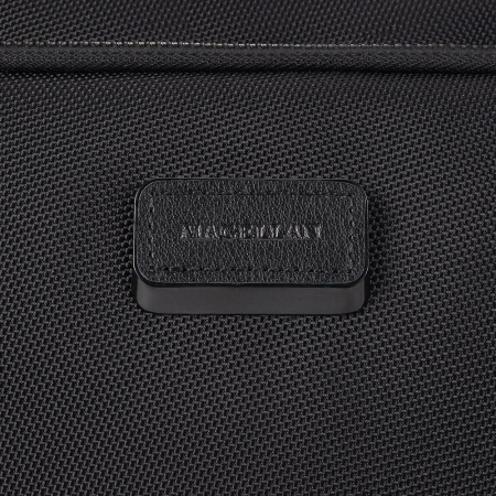 Сумка для ноутбука Santiago с кожаной отделкой, черная