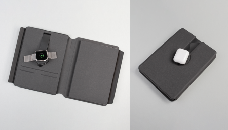 Папка А5 с беспроводным (10W) зарядным устройством 5000 mAh, с MagSafe и блокнотом Папка А5 с беспроводным (10W) зарядным устройством 5000 mAh, с MagSafe и блокнотом