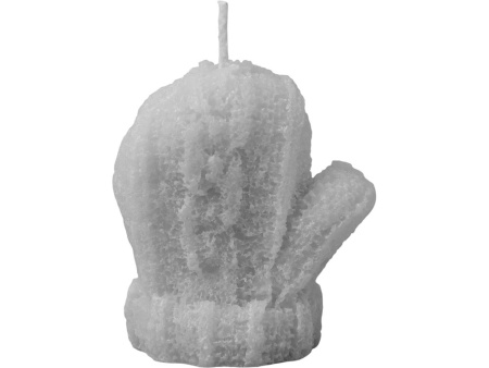 Свеча Рукавичка, серый