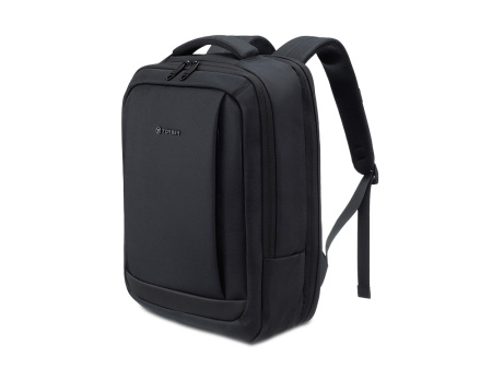 Рюкзак TORBER ВОЯЖ c отделением для ноутбука 17'', черный, полиэстер 900D, 31х17х44 см, 18 л