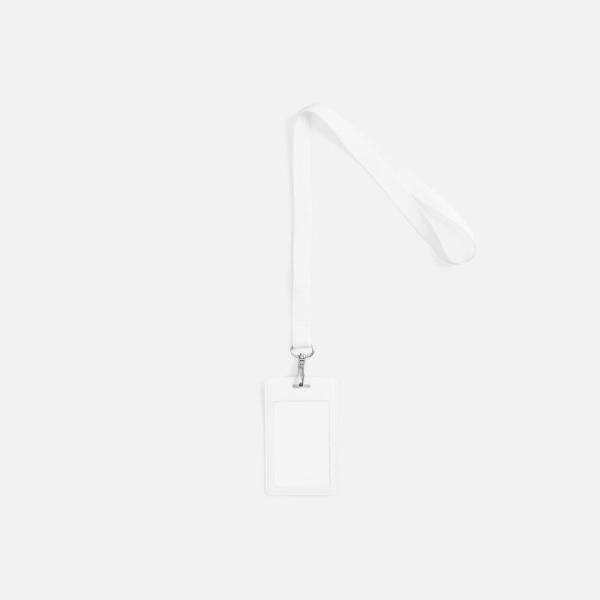 Лента для бейджа Pin, белая