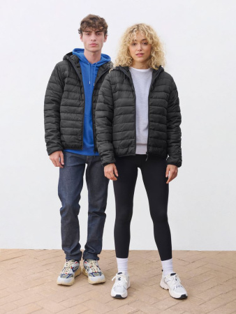 Куртка с капюшоном женская Stream Women, черная, размер XXL