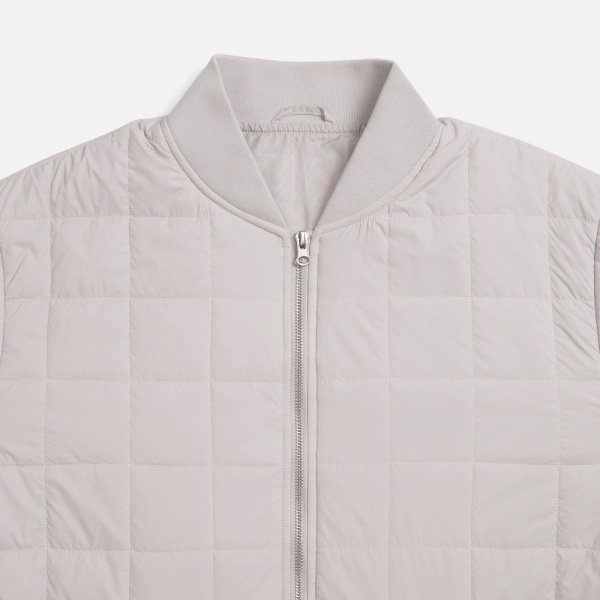 Куртка унисекс Warmbridge, светло-серая, размер S