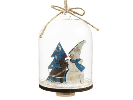 Новогоднее украшение Новый год в колбе