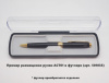 Ручка шариковая Grand Gamma, металлическая, черная/золотистая