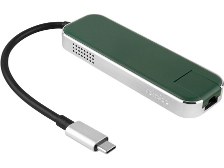 Хаб USB Rombica Type-C Chronos Green (Р) Хаб USB Rombica Type-C Chronos Green (Р)