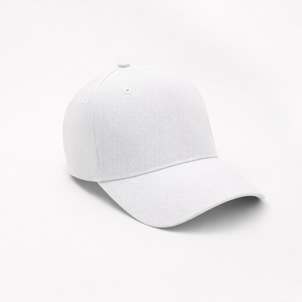 Бейсболка Фит (Fit), 5 клиньев, белый