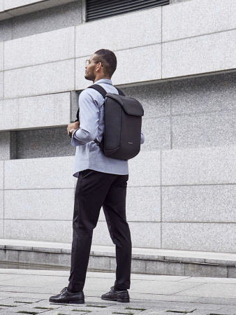 Рюкзак KORIN ClickPack X 45х32х15,5 см, с клапаном, черный