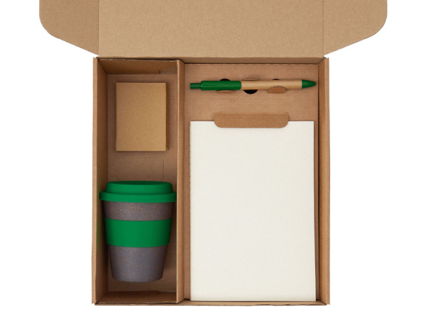 Набор Halm с блокнотом, ручкой и стаканом