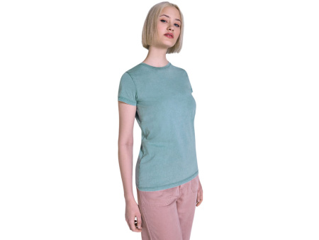 Футболка Fiyi женская, сине-зеленый выстиранный