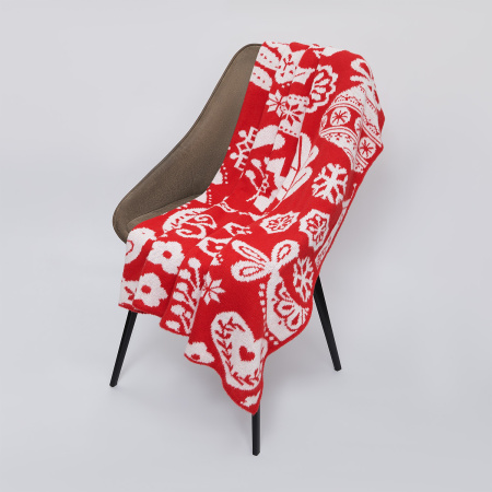 Плед под заказ с индивидуальным принтом. Полиэстер-софт,Жаккард-зеркальный 2 цвета. Размер 130х160