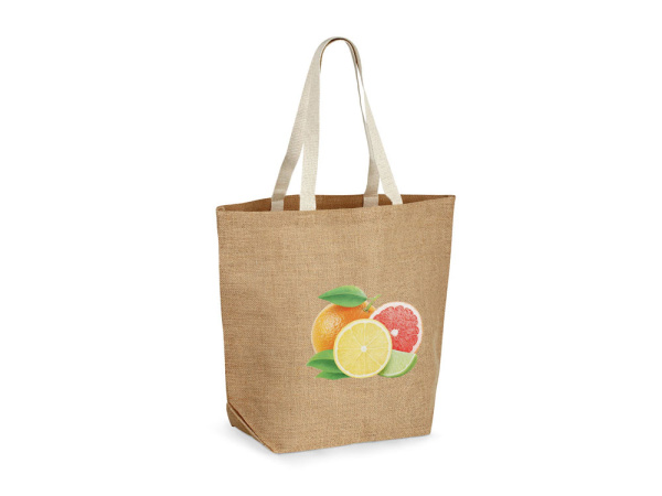 Сумка из джутовой ткани TIZZY