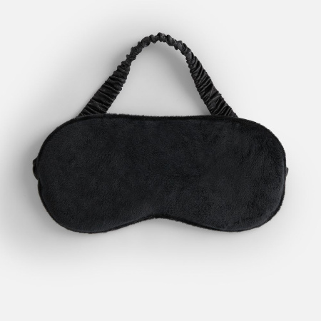 Двухстороняя маска для сна Veluto, черная