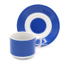 Чайная пара фарфоровая 220см³ &quot;экспресс&quot; &quot;Sunrise&quot; (7С1665Ф34), синий, в коробке