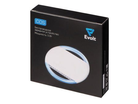 Беспроводное зарядное устройство Cos, 5 Вт, белый Беспроводное зарядное устройство Cos, 5 Вт, белый