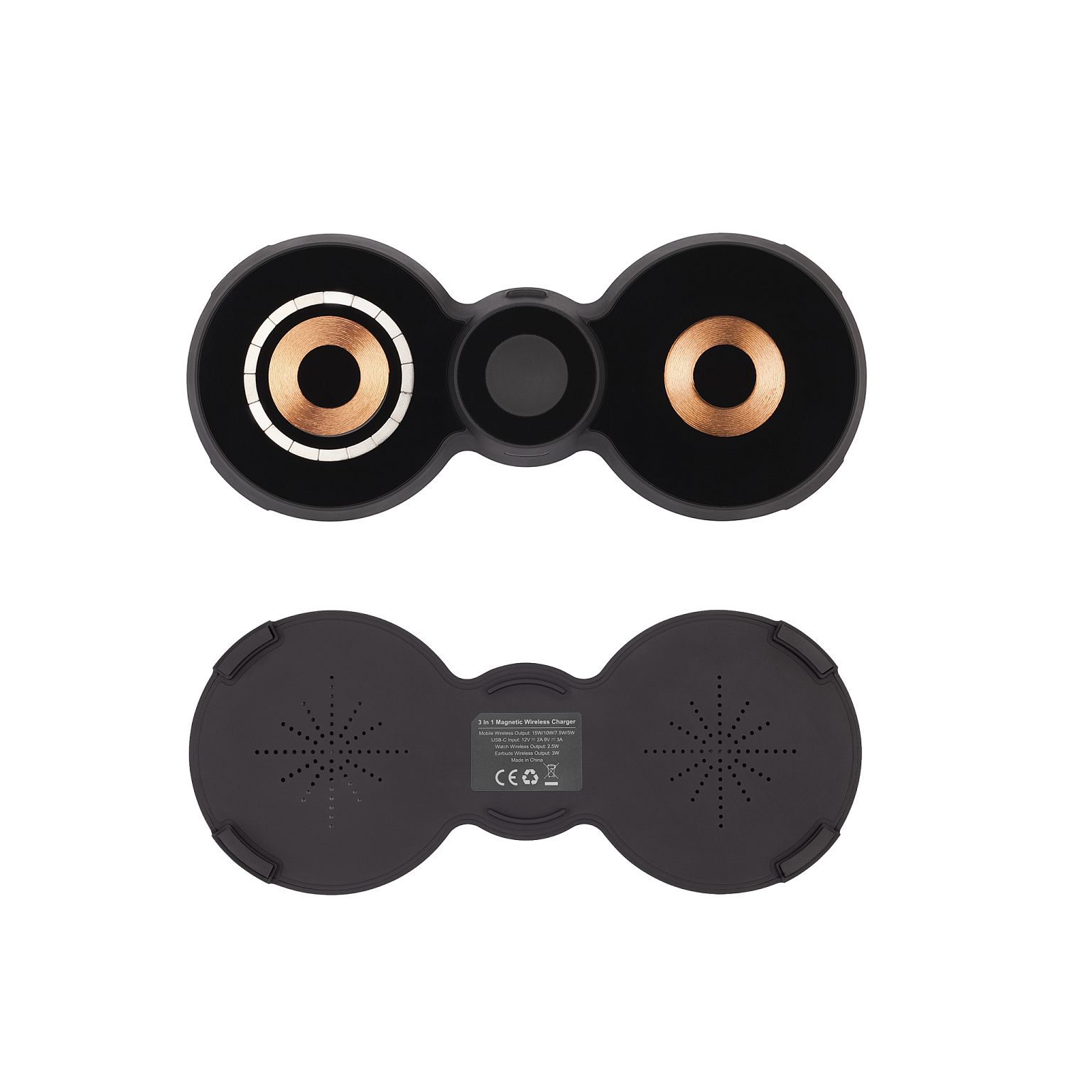 Беспроводная (15W) зарядная станция "Cheb" с прозрачным корпусом и MagSafe Беспроводная (15W) зарядная станция "Cheb" с прозрачным корпусом и MagSafe