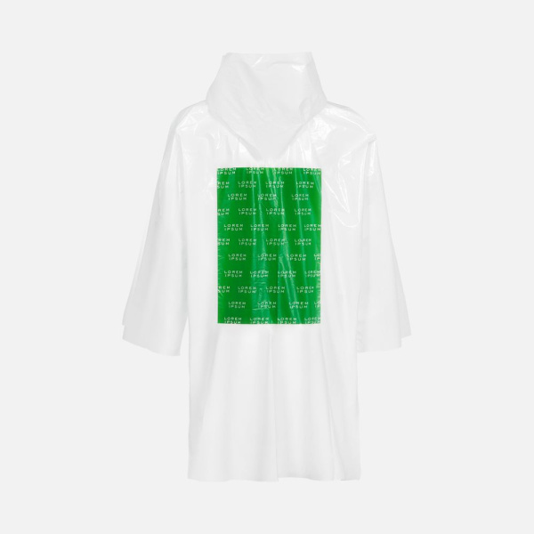 Дождевик-плащ BrightWay с печатью в один цвет на заказ