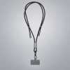 Шнурок-держатель для телефона с зарядным кабелем USB-C на USB-C/Lightning Lany Eco Charge, серый