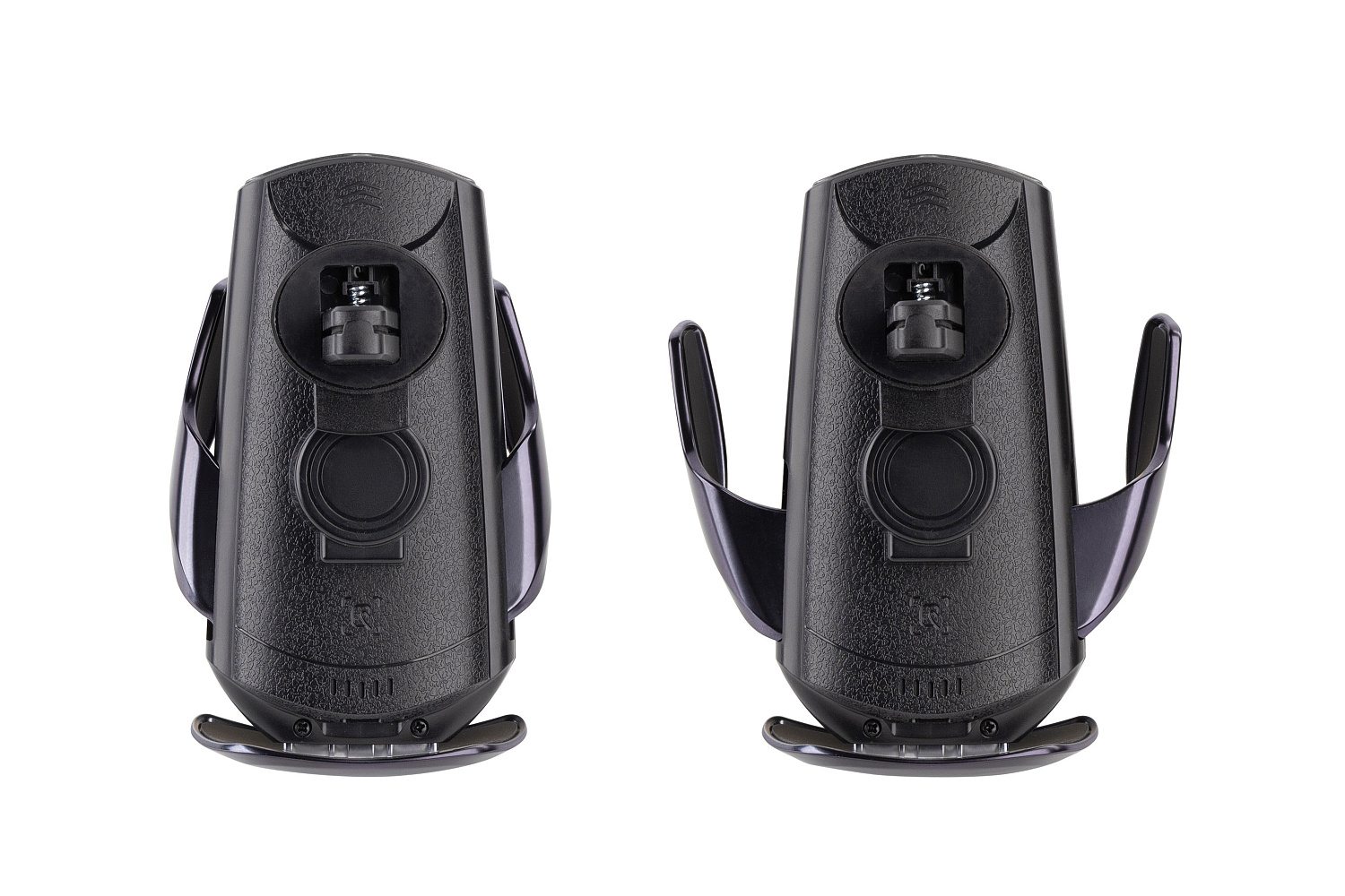 Автомобильное сенсорное беспроводное (15W) зарядное устройство "Titan" с набором переходников для магнитной зарядки, с подсветкой логотипа Автомобильное сенсорное беспроводное (15W) зарядное устройство "Titan" с набором переходников для магнитной зарядки, с подсветкой логотипа