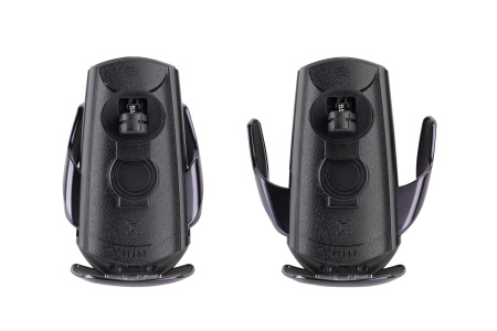 Автомобильное сенсорное беспроводное (15W) зарядное устройство "Titan" с набором переходников для магнитной зарядки, с подсветкой логотипа Автомобильное сенсорное беспроводное (15W) зарядное устройство "Titan" с набором переходников для магнитной зарядки, с подсветкой логотипа