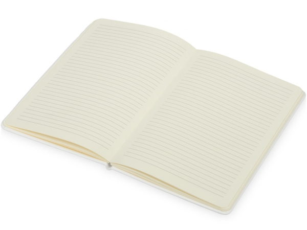 Блокнот Wispy, твердая обложка A5, 64 листа в линейку, белый