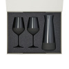 Подарочный набор декантер + 2 бокала для вина Блэк Эдишн (Black Edition) в серой коробке