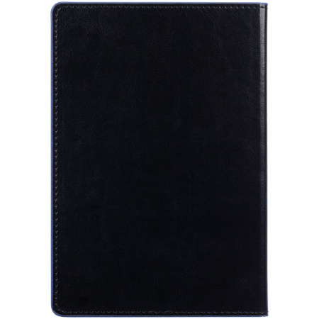 Ежедневник Alanis, недатированный, черный с синим