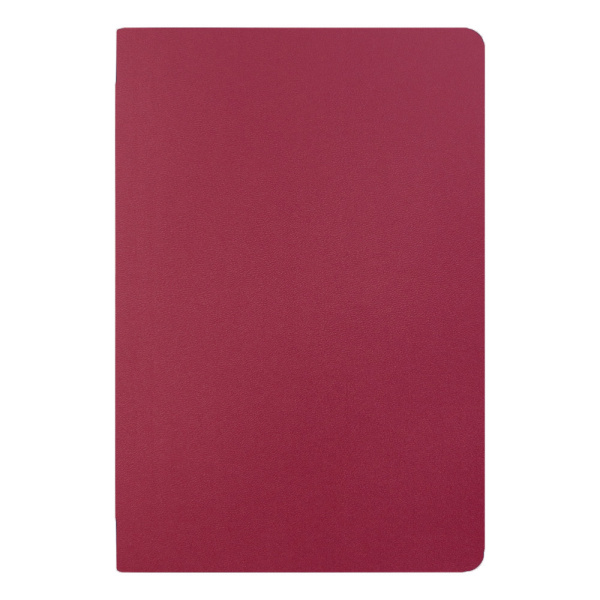Ежедневник Flexy Velours de soie  А5, бордовый, недатированный, в гибкой обложке