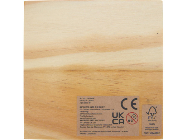 Деревянная игра в крестики-нолики Strobus