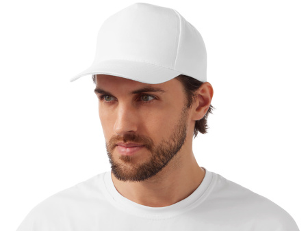 Бейсболка Mix 5-ти панельная 180 гр, белый