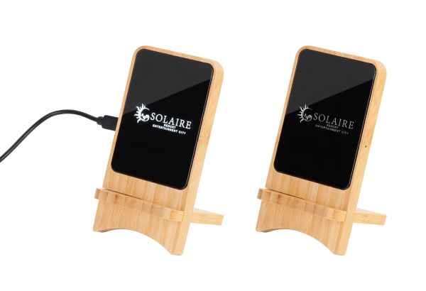 Складная беспроводная (15W) зарядная станция "Puzzle" с подсветкой логотипа Складная беспроводная (15W) зарядная станция "Puzzle" с подсветкой логотипа