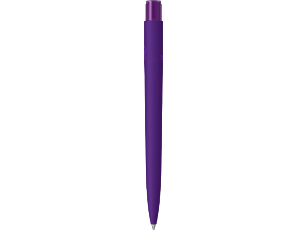 Шариковая ручка RECYCLED PET PEN PRO K transparent GUM soft-touch, фиолетовый