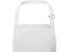 Фартук Andrea плотностью 240 г/м² с регулируемой завязкой на шее - Белый