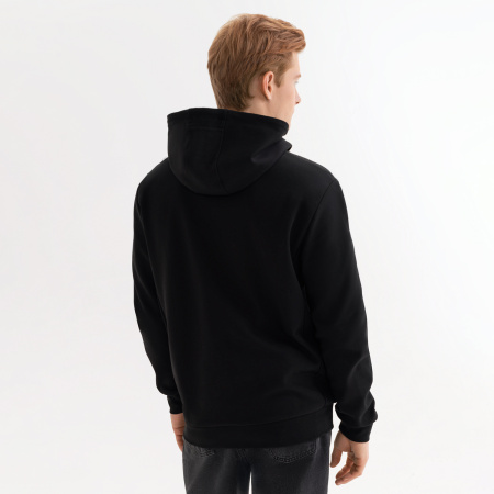 Толстовка на молнии с капюшоном Матео (Mateo) черная