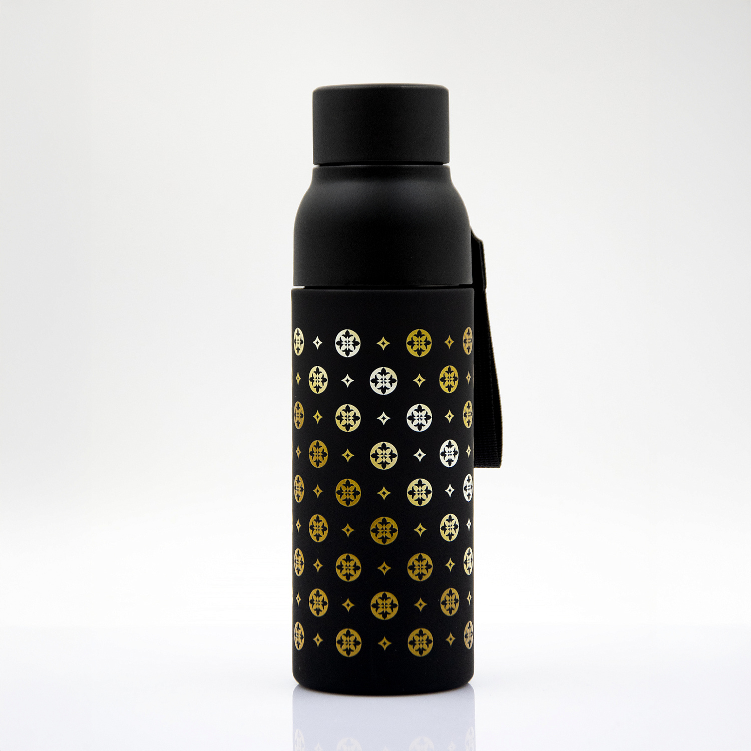 Термобутылка Button Black