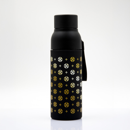 Термобутылка Button Black (черный)