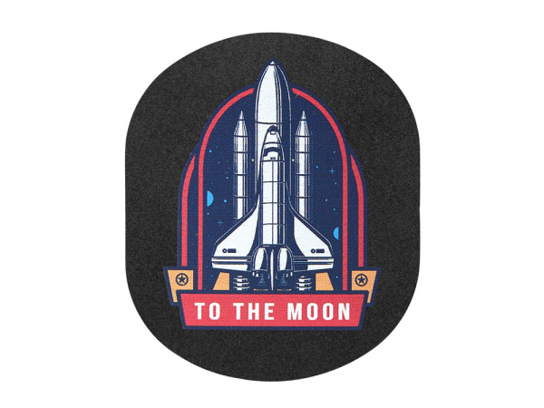 Патч Овал, nubuk