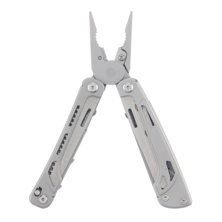Мультитул Stinger, 106 х 43 мм, 19 функций, нержавеющая сталь, серебристый, в комплекте нейлоновый чехол, в картонной коробке
