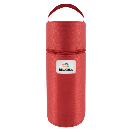 Термос Relaxika Duo 1200 в чехле, стальной