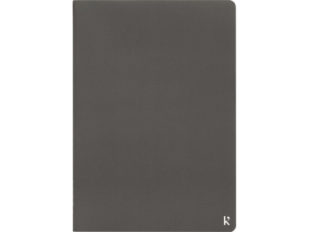 Комплект из двух блокнотов Karst формата A5 с листами из каменной бумаги, slate grey