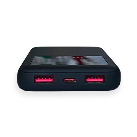 Внешний аккумулятор Kris soft touch, 10000mAh (Чёрный)